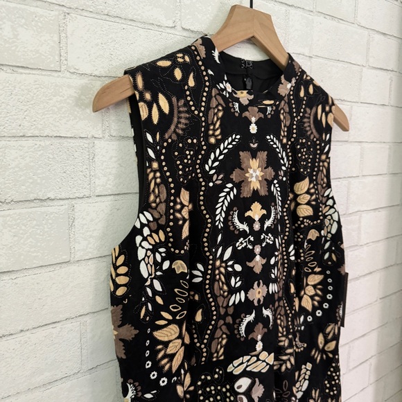 EVA MENDES New York & Co. High Neck Black Sleeveless Dress - Picture 3 of 11